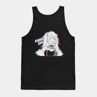 Shishiro Botan Hololive Glitched Tank Top